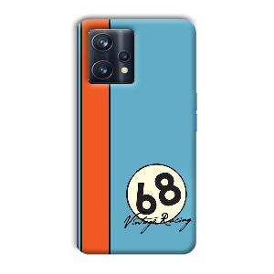 Vintage Racing Phone Customized Printed Back Cover for Realme 9 Pro
