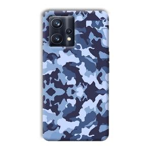Blue Patterns Phone Customized Printed Back Cover for Realme 9 Pro