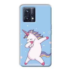 Unicorn Dab Phone Customized Printed Back Cover for Realme 9 Pro