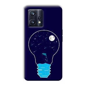 Night Bulb Phone Customized Printed Back Cover for Realme 9 Pro