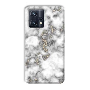 Grey White Design Phone Customized Printed Back Cover for Realme 9 Pro