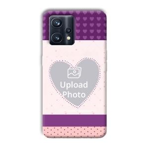 Purple Hearts Customized Printed Back Cover for Realme 9 Pro Plus