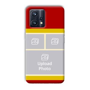 Red Yellow Collage Customized Printed Back Cover for Realme 9 Pro Plus