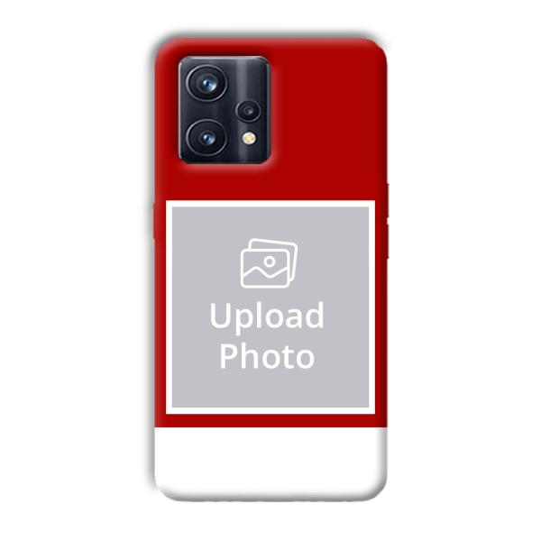 Red & White Customized Printed Back Cover for Realme 9 Pro Plus