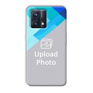 Bluish Patterns Customized Printed Back Cover for Realme 9 Pro Plus