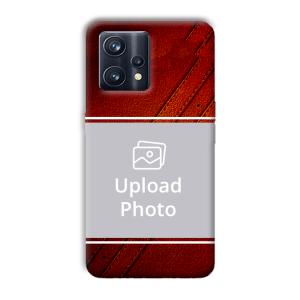 Solid Red Customized Printed Back Cover for Realme 9 Pro Plus