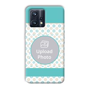 Blue Flowers Customized Printed Back Cover for Realme 9 Pro Plus