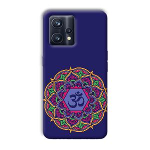 Blue Om Design Phone Customized Printed Back Cover for Realme 9 Pro Plus
