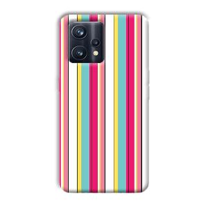 Lines Pattern Phone Customized Printed Back Cover for Realme 9 Pro Plus