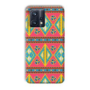 Colorful Rhombus Phone Customized Printed Back Cover for Realme 9 Pro Plus