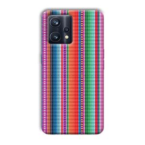Fabric Pattern Phone Customized Printed Back Cover for Realme 9 Pro Plus