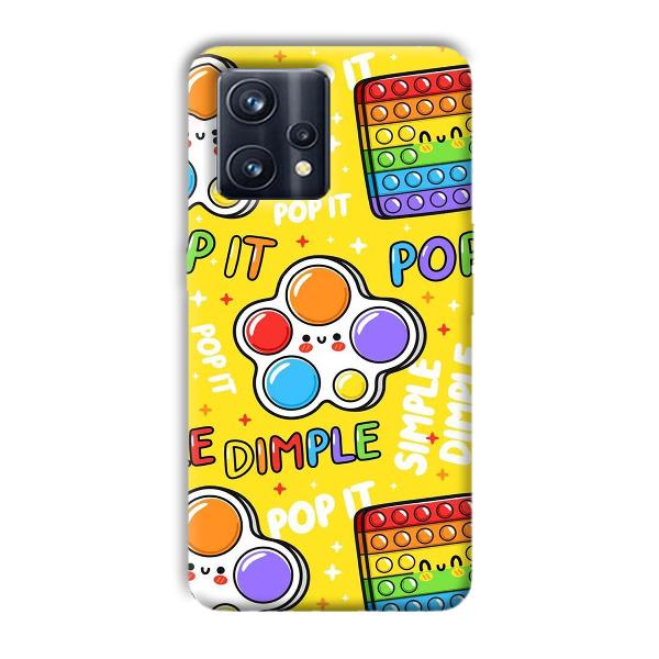 Pop It Phone Customized Printed Back Cover for Realme 9 Pro Plus