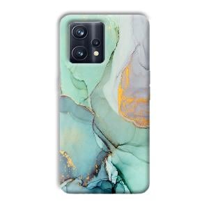 Green Marble Phone Customized Printed Back Cover for Realme 9 Pro Plus