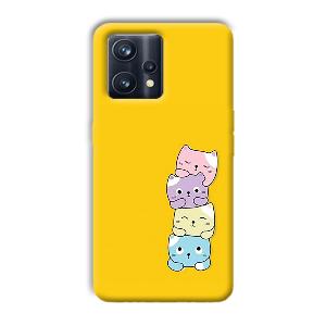 Colorful Kittens Phone Customized Printed Back Cover for Realme 9 Pro Plus