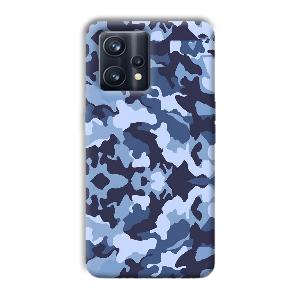 Blue Patterns Phone Customized Printed Back Cover for Realme 9 Pro Plus