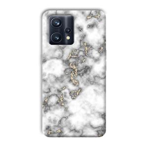 Grey White Design Phone Customized Printed Back Cover for Realme 9 Pro Plus