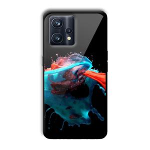 Mix of Colors Customized Printed Glass Back Cover for Realme 9 Pro Plus