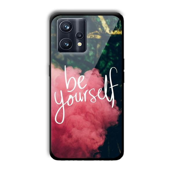 Be Yourself Customized Printed Glass Back Cover for Realme 9 Pro Plus