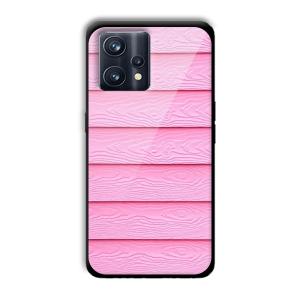 Pink Waves Customized Printed Glass Back Cover for Realme 9 Pro Plus