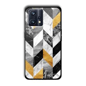 Marble Tiles Customized Printed Glass Back Cover for Realme 9 Pro Plus