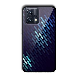 Blue Tiles Customized Printed Glass Back Cover for Realme 9 Pro Plus