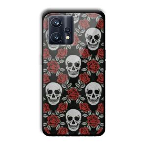 Red Skull Customized Printed Glass Back Cover for Realme 9 Pro Plus