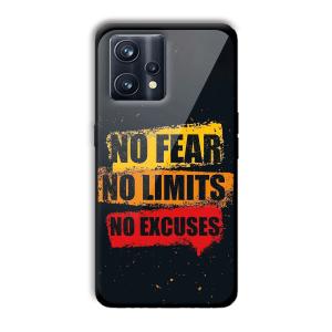 No Fear Customized Printed Glass Back Cover for Realme 9 Pro Plus