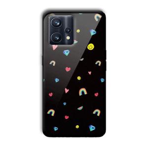Multi Object Customized Printed Glass Back Cover for Realme 9 Pro Plus
