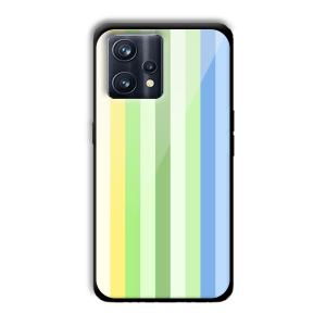 Green and Blue Customized Printed Glass Back Cover for Realme 9 Pro Plus