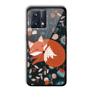 Sleepy Fox Customized Printed Glass Back Cover for Realme 9 Pro Plus