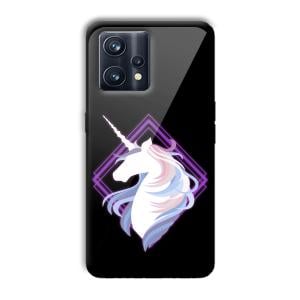 Unicorn Customized Printed Glass Back Cover for Realme 9 Pro Plus