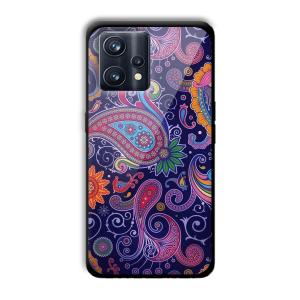 Purple Art Customized Printed Glass Back Cover for Realme 9 Pro Plus