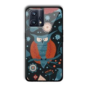 Blue Owl Customized Printed Glass Back Cover for Realme 9 Pro Plus