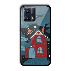 Red House Customized Printed Glass Back Cover for Realme 9 Pro Plus
