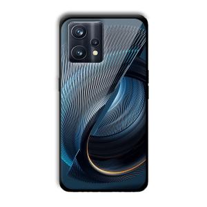 Tecno Blue Customized Printed Glass Back Cover for Realme 9 Pro Plus