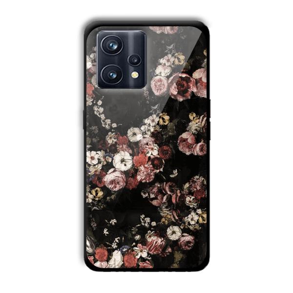 Flowers Customized Printed Glass Back Cover for Realme 9 Pro Plus