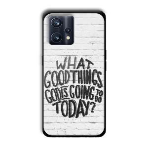 Good Thinks Customized Printed Glass Back Cover for Realme 9 Pro Plus