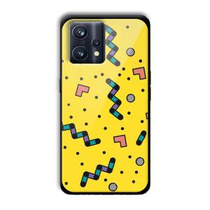 Yellow Game Customized Printed Glass Back Cover for Realme 9 Pro Plus