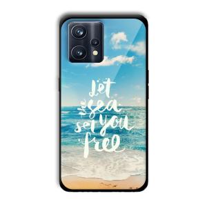 Let the Sea Set you Free Customized Printed Glass Back Cover for Realme 9 Pro Plus