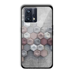 Blocks of Grey Customized Printed Glass Back Cover for Realme 9 Pro Plus