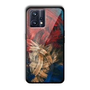 Painted Frame Customized Printed Glass Back Cover for Realme 9 Pro Plus