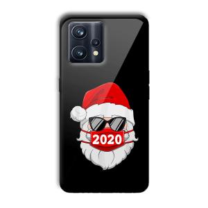 2020 Santa Customized Printed Glass Back Cover for Realme 9 Pro Plus