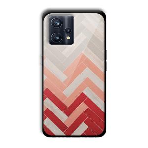 Light Red Customized Printed Glass Back Cover for Realme 9 Pro Plus
