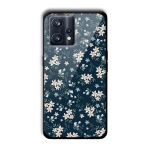 Little Flowers Customized Printed Glass Back Cover for Realme 9 Pro Plus