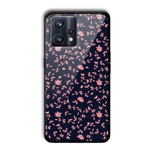 Little Pink Petals Customized Printed Glass Back Cover for Realme 9 Pro Plus
