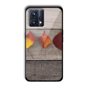Rusty Leaves Customized Printed Glass Back Cover for Realme 9 Pro Plus
