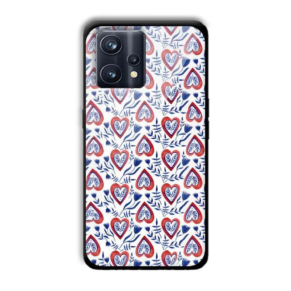 Little Spades Customized Printed Glass Back Cover for Realme 9 Pro Plus