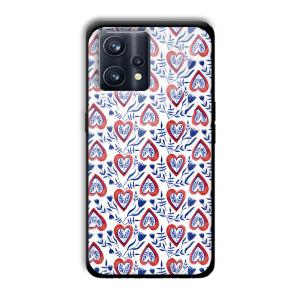Little Spades Customized Printed Glass Back Cover for Realme 9 Pro Plus
