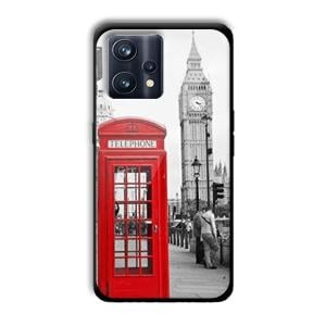 Telephone Retro Customized Printed Glass Back Cover for Realme 9 Pro Plus