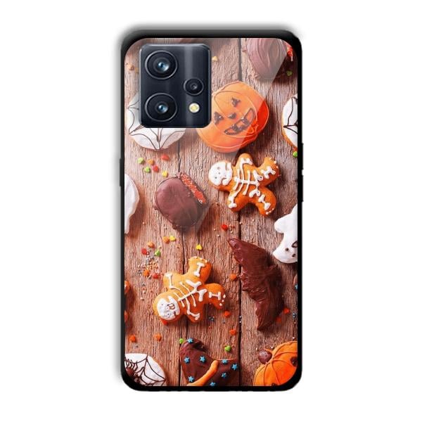 Gingerbread Customized Printed Glass Back Cover for Realme 9 Pro Plus